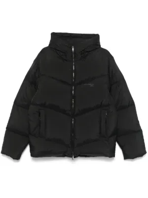 Balenciaga ロゴ パデッドジャケット | ブラック | FARFETCH JP