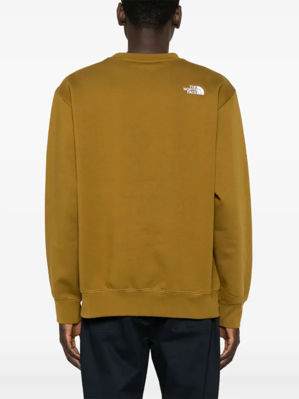 【送料&関税込】The North Face Logo Embroidered Sweatshirt The North Face embroidered-logo Sweatshirt | Green | FARFETCH BH