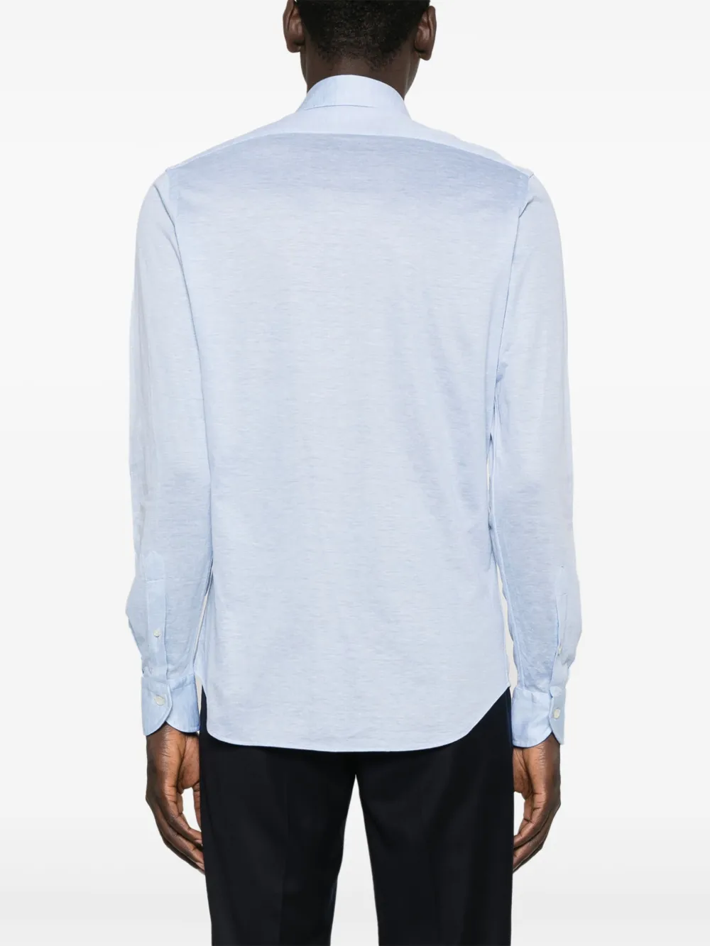 Xacus Piqué overhemd Blauw