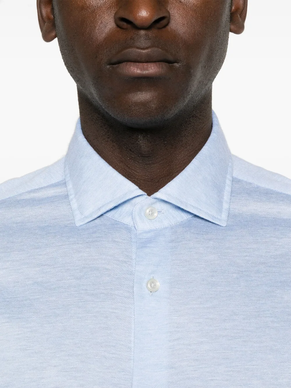 Xacus Piqué overhemd Blauw