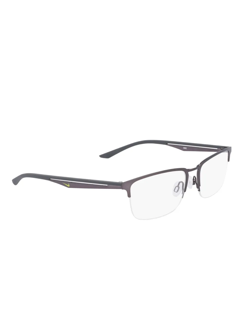  Nike Metal Rectangle Glasses - Silver 