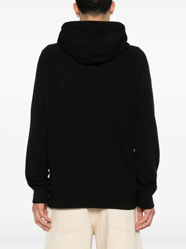 Junya Watanabe MAN インターシャニット パーカー | ブラック