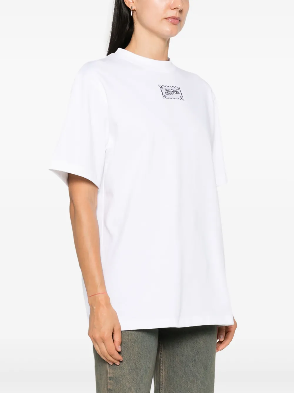 Jean Paul Gaultier The Label T-shirt Wit