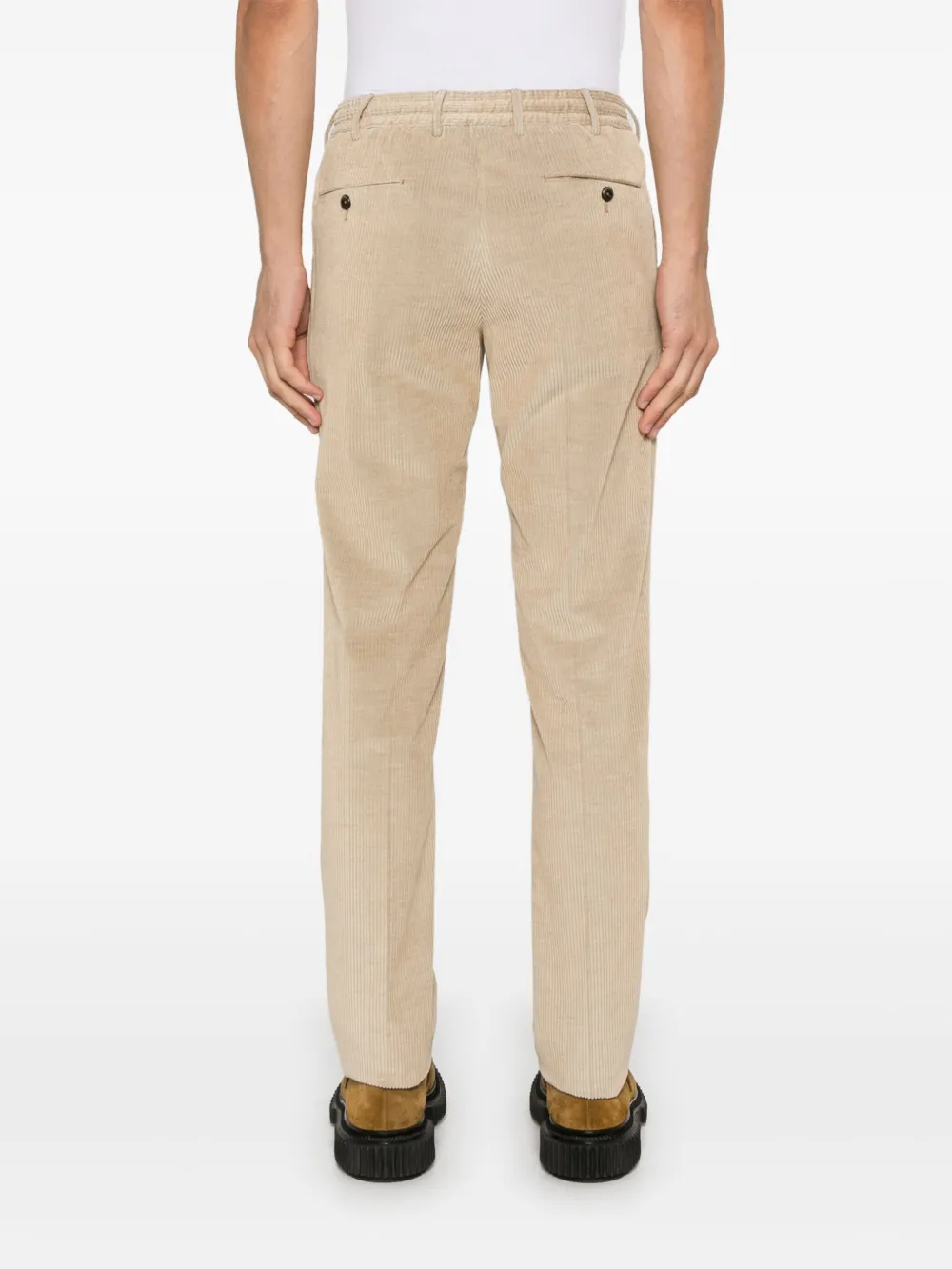 PT Torino Ribfluwelen broek Beige