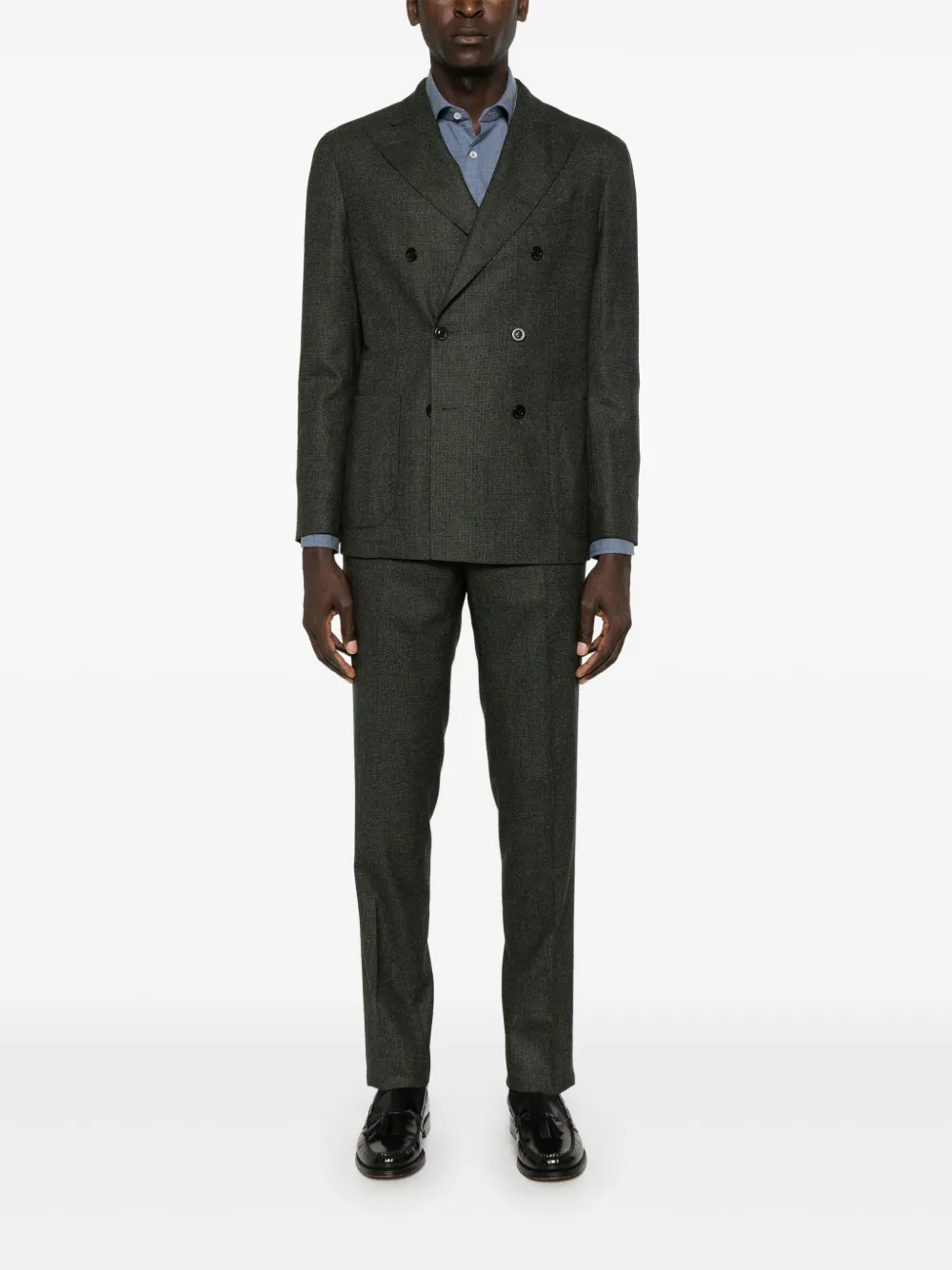 Xacus cotton shirt - Blauw