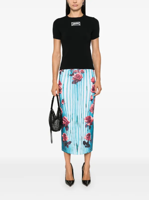 Jean Paul Gaultier The Label T-shirt | Black | FARFETCH