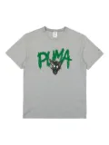 PUMA graphic-print T-shirt - Grey