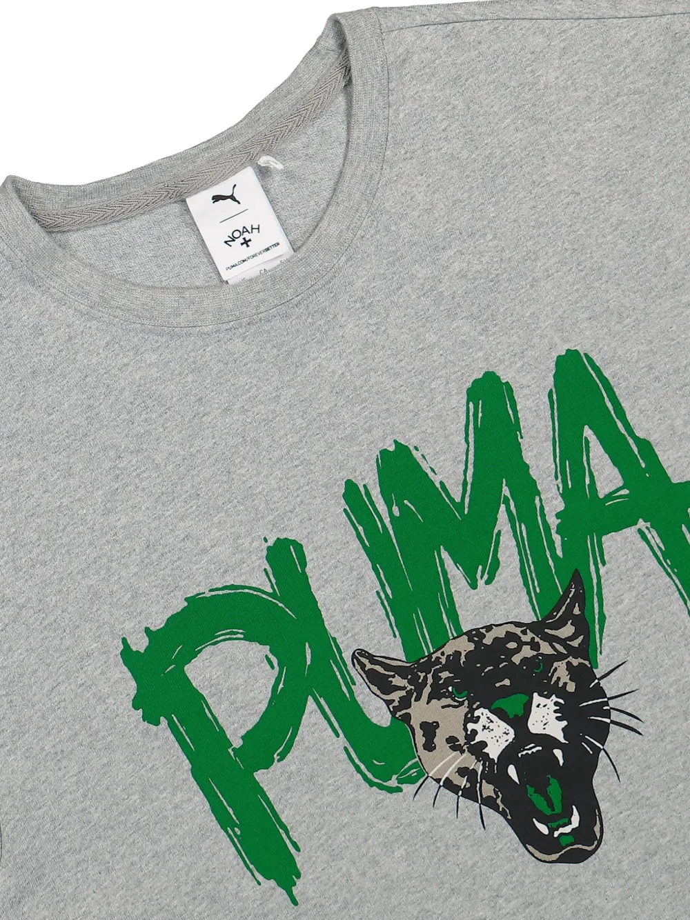 PUMA T-shirt met grafische print Grijs