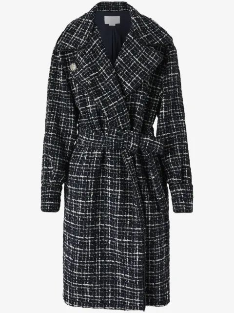 Genny Double-breasted tweed coat