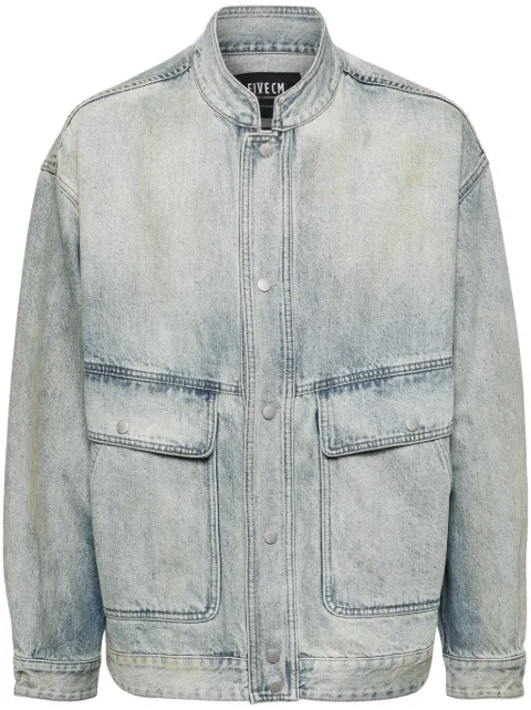 FIVE CM faded-effect denim jacket