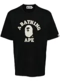 A BATHING APE® logo-print T-shirt - Black