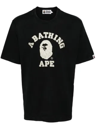 A BATHING APE® ロゴ Tシャツ | ブラック | FARFETCH JP