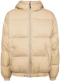 AAPE BY *A BATHING APE® logo-appliqué padded jacket - Neutrals