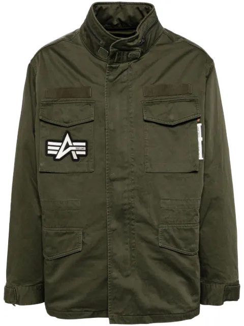 izzue detachable panel military jacket