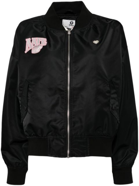 AAPE BY *A BATHING APE Logo bomber jacket Women