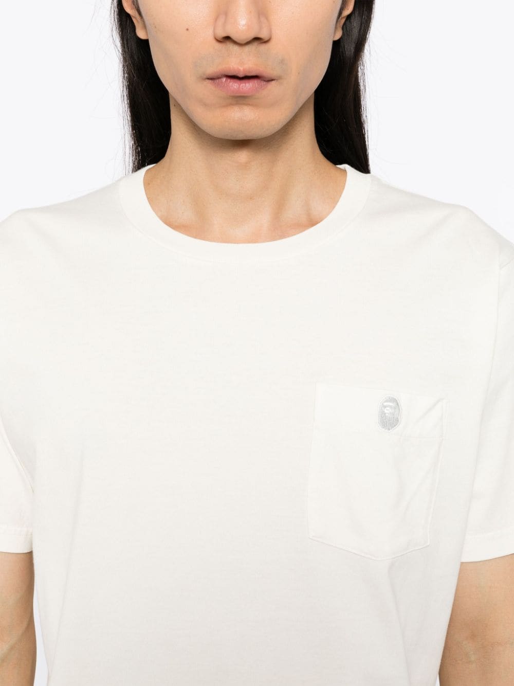 Shop A Bathing Ape Cotton T-shirt In White