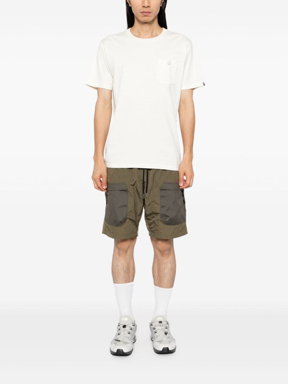 Shop A Bathing Ape Cotton T-shirt In White