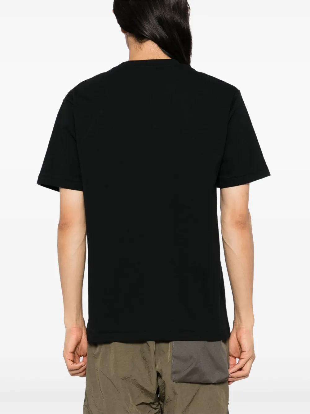 A BATHING APE T-shirt met logopatch Zwart