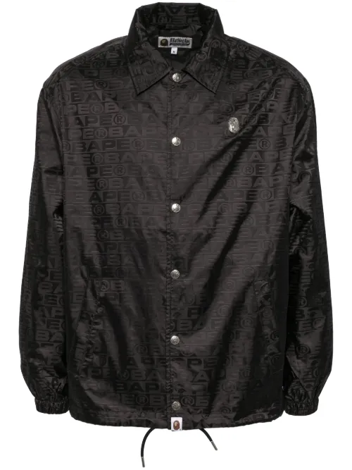 Surchemise à motif monogrammé - A BATHING APE® - Modalova