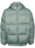 AAPE BY *A BATHING APE® logo-appliqué padded jacket - Green