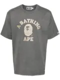A BATHING APE® logo-print T-shirt - Grey
