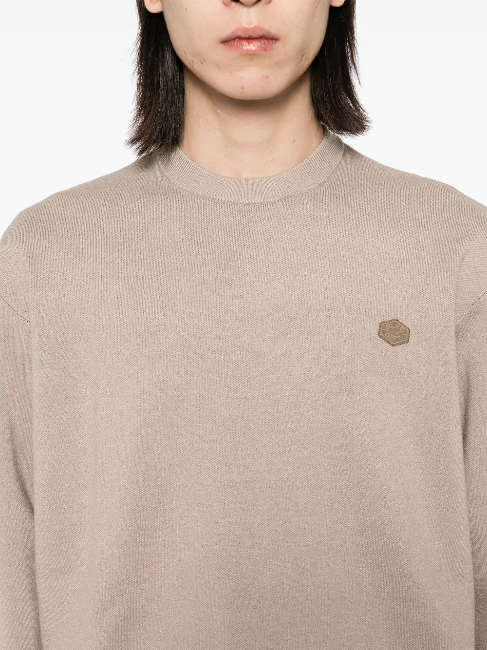 Chocoolate Logo-patch Jumper In Brown