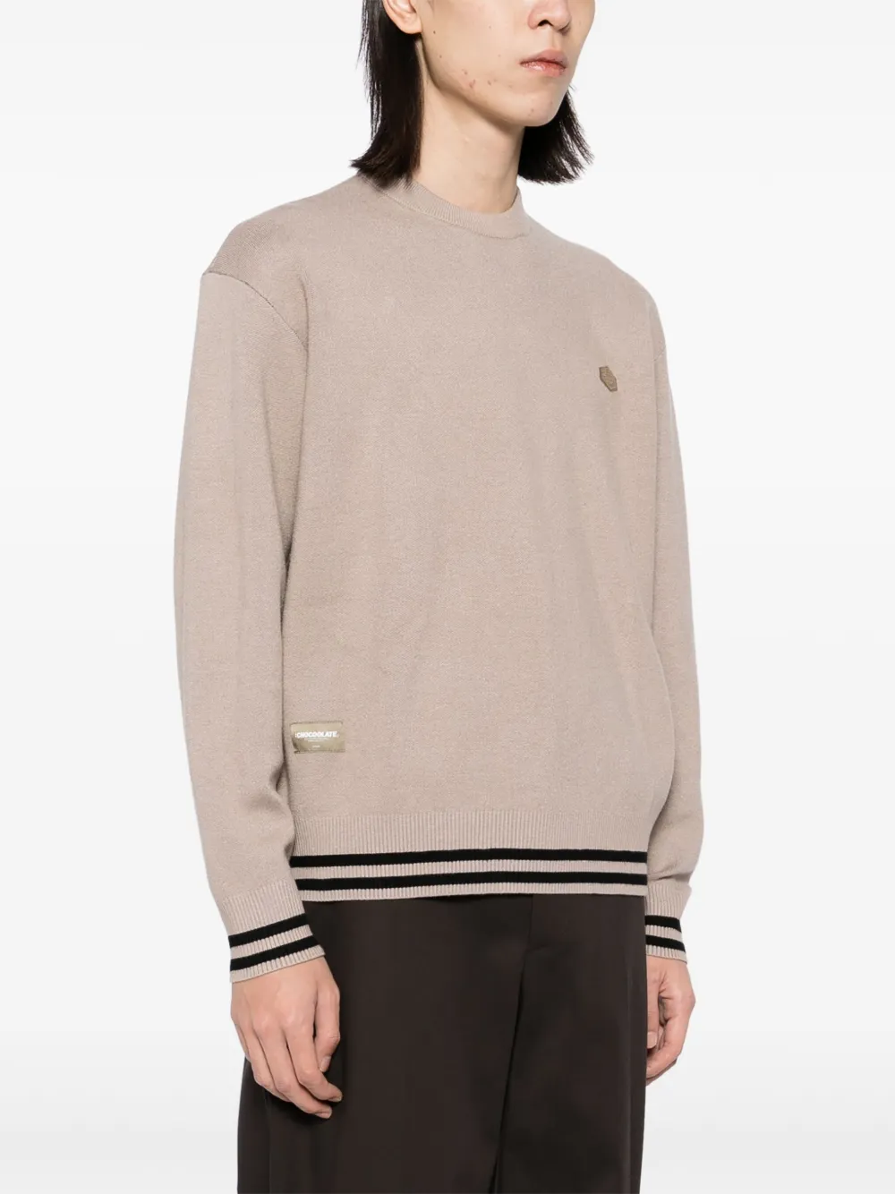 Chocoolate Logo-patch Jumper In Brown