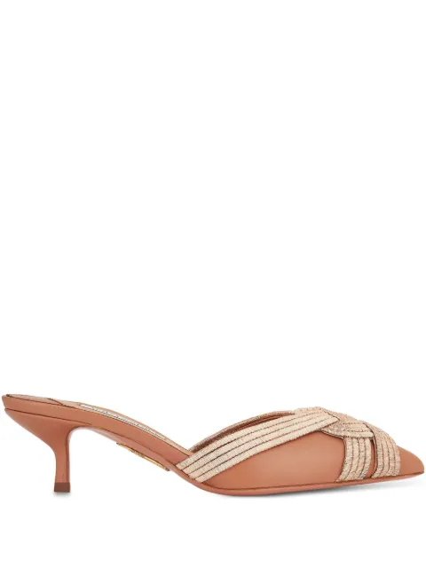 Aquazzura 50mm Felix mules