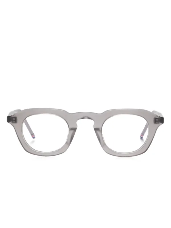 Grey plastic glasses frames on sale