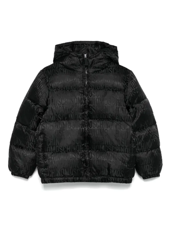 Moschino Kids ロゴジャカード ジャケット | ブラック | FARFETCH JP