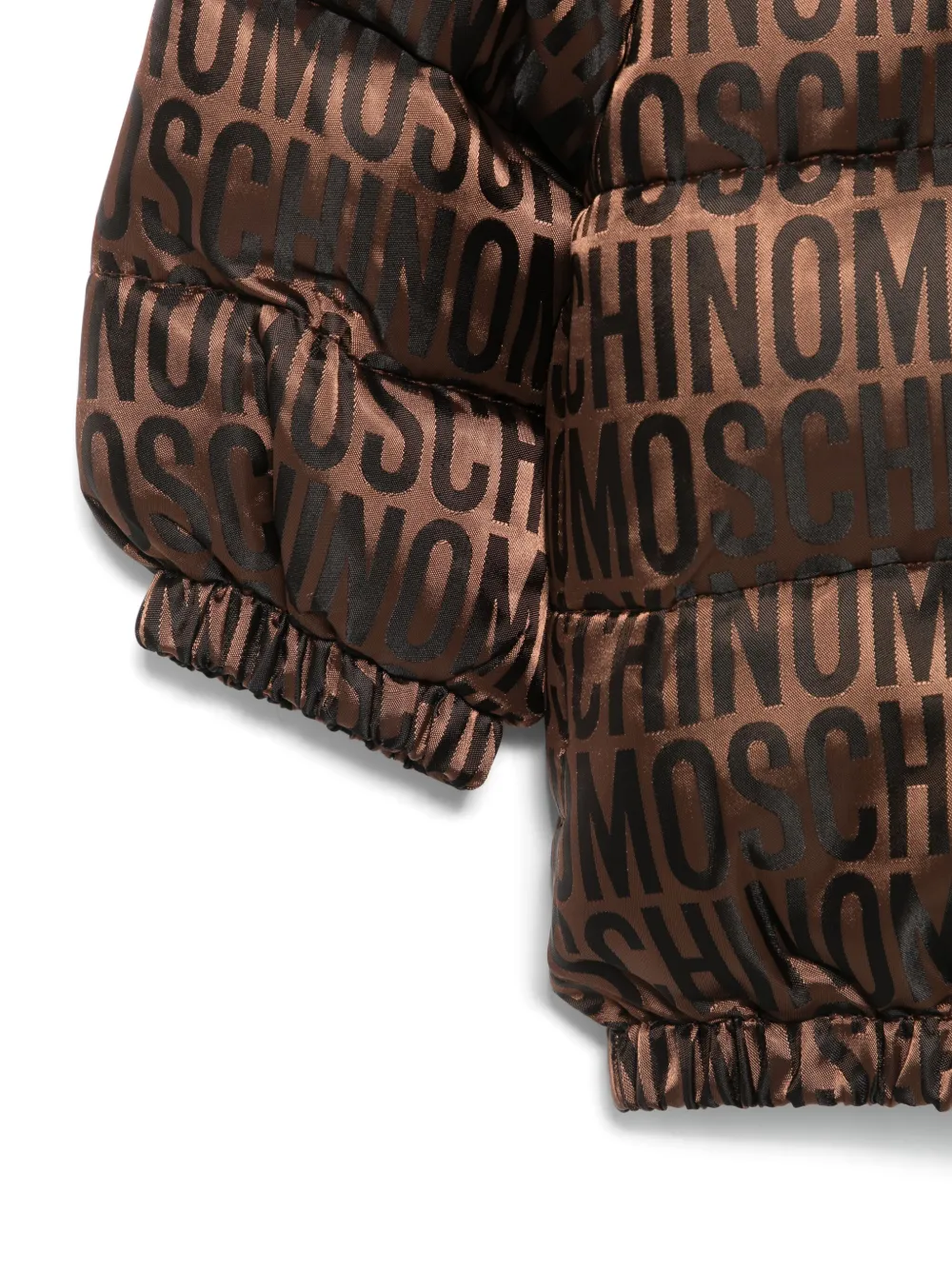 Moschino Kids Jack met logo-jacquard Bruin