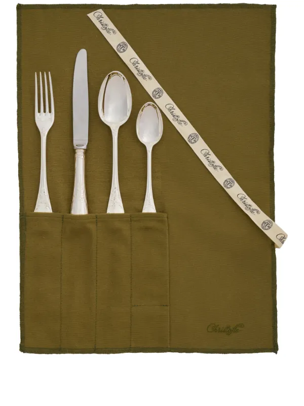 Christofle La Trousse Marly カトラリーセット M | シルバートーン