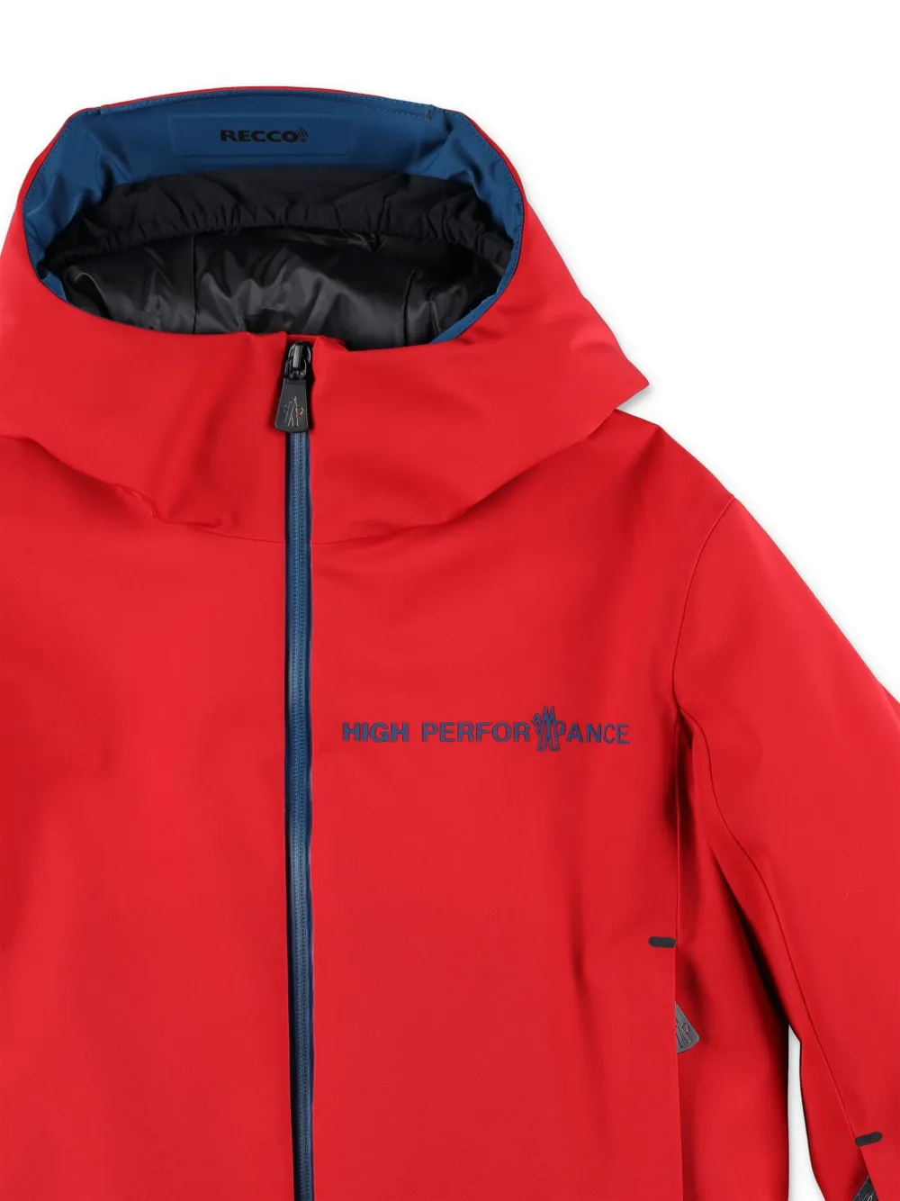 MONCLER GRENOBLE KIDS Gewatteerd jack Rood