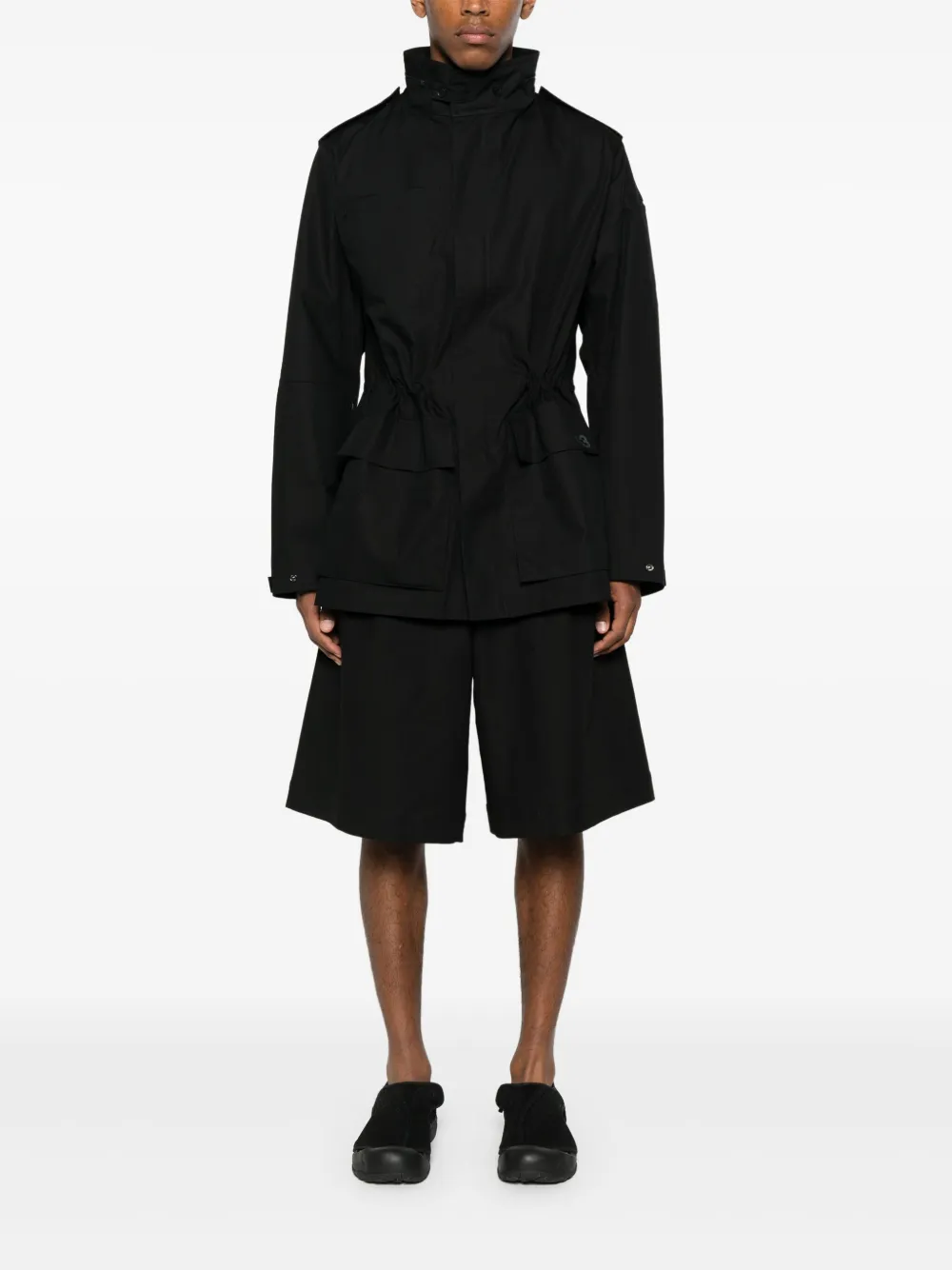 Y-3 drawstring-waist jacket | Hooded Jackets | Image 2