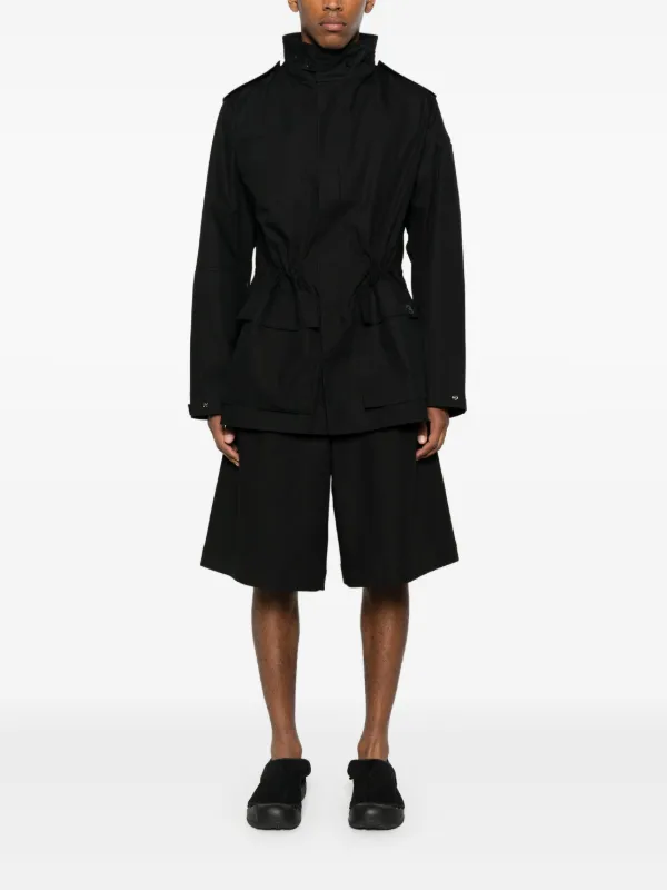 Y-3 drawstring-waist Jacket | Black | FARFETCH