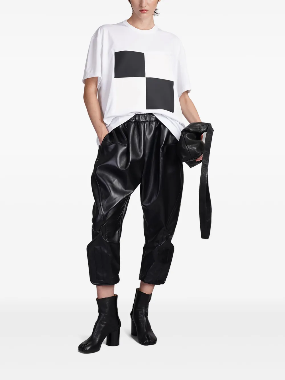 Comme Des Garçons cropped trousers - Zwart