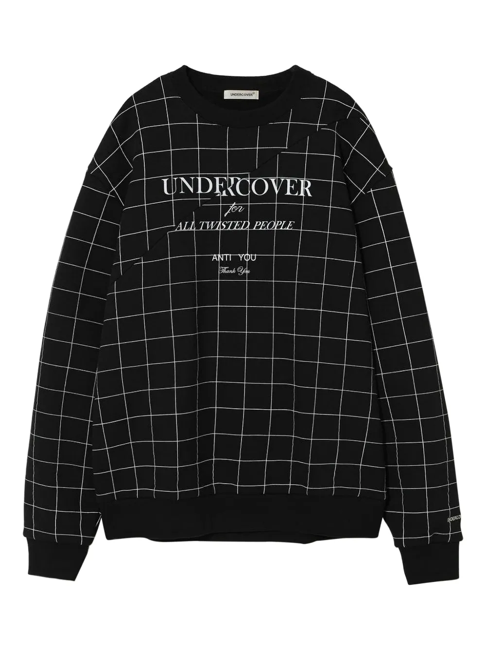 Undercover Sweater met logoprint Zwart