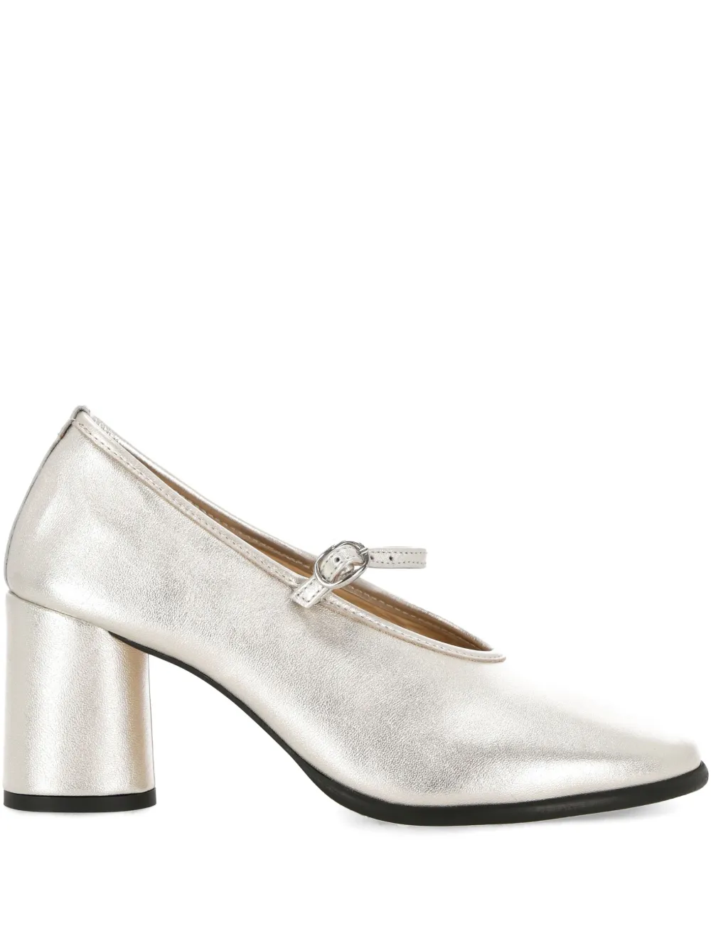 ALOHAS 70mm leather pumps Silver