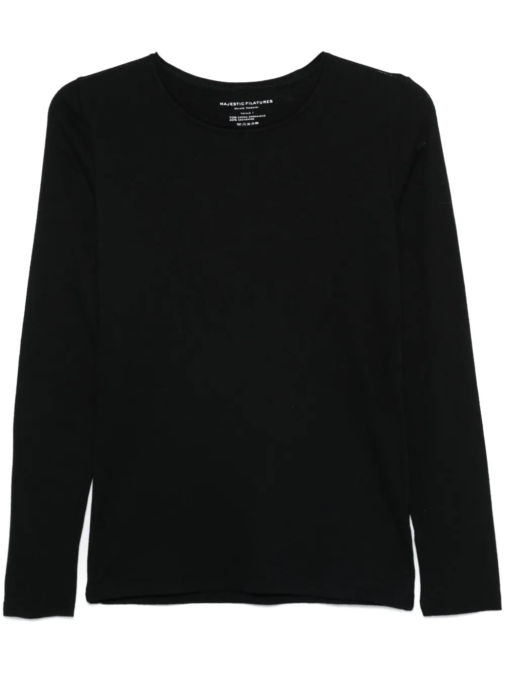 Shop Majestic Jersey T-shirt In Black