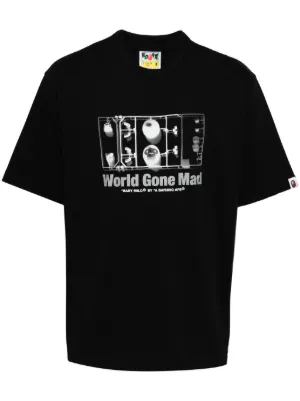 A BATHING APE® グラフィック Tシャツ | ブラック | FARFETCH JP