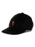 A BATHING APE® Ape Head corduroy cap - Black