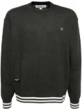 CHOCOOLATE logo-patch jumper - Black