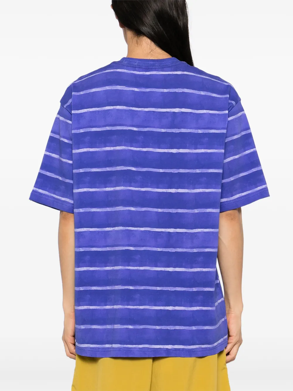 A BATHING APE T-shirt met logopatch Blauw