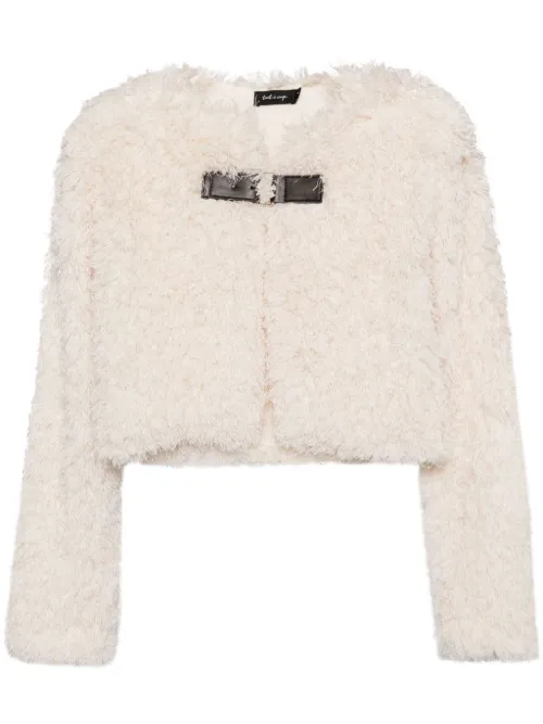 Cardigan crop à boucle - tout a coup - Modalova