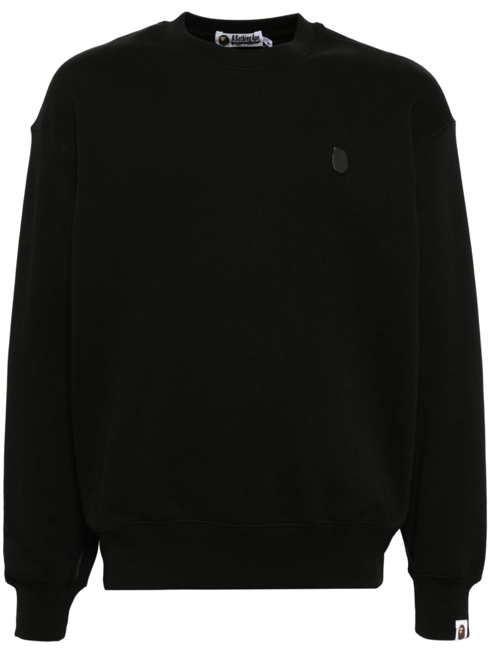 Shop A Bathing Ape Logo-patch Sweatshirt In Black