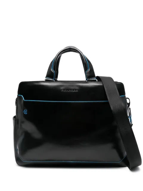 PIQUADRO logo-appliqué laptop bag