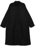Fear Of God logo-lettering coat - Black