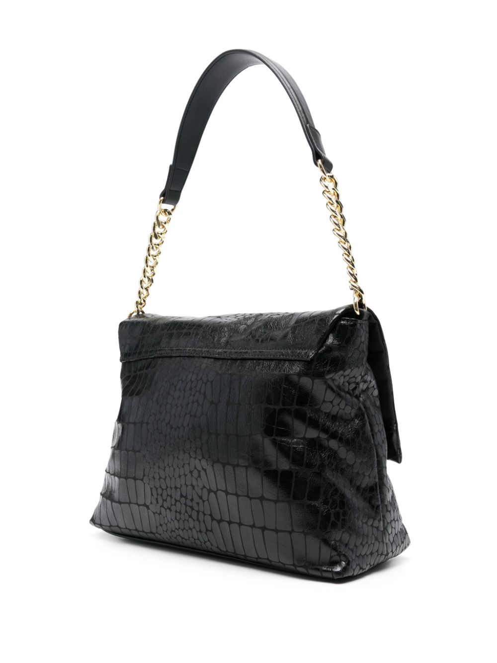 Love Moschino croc-print shoulder bag Women