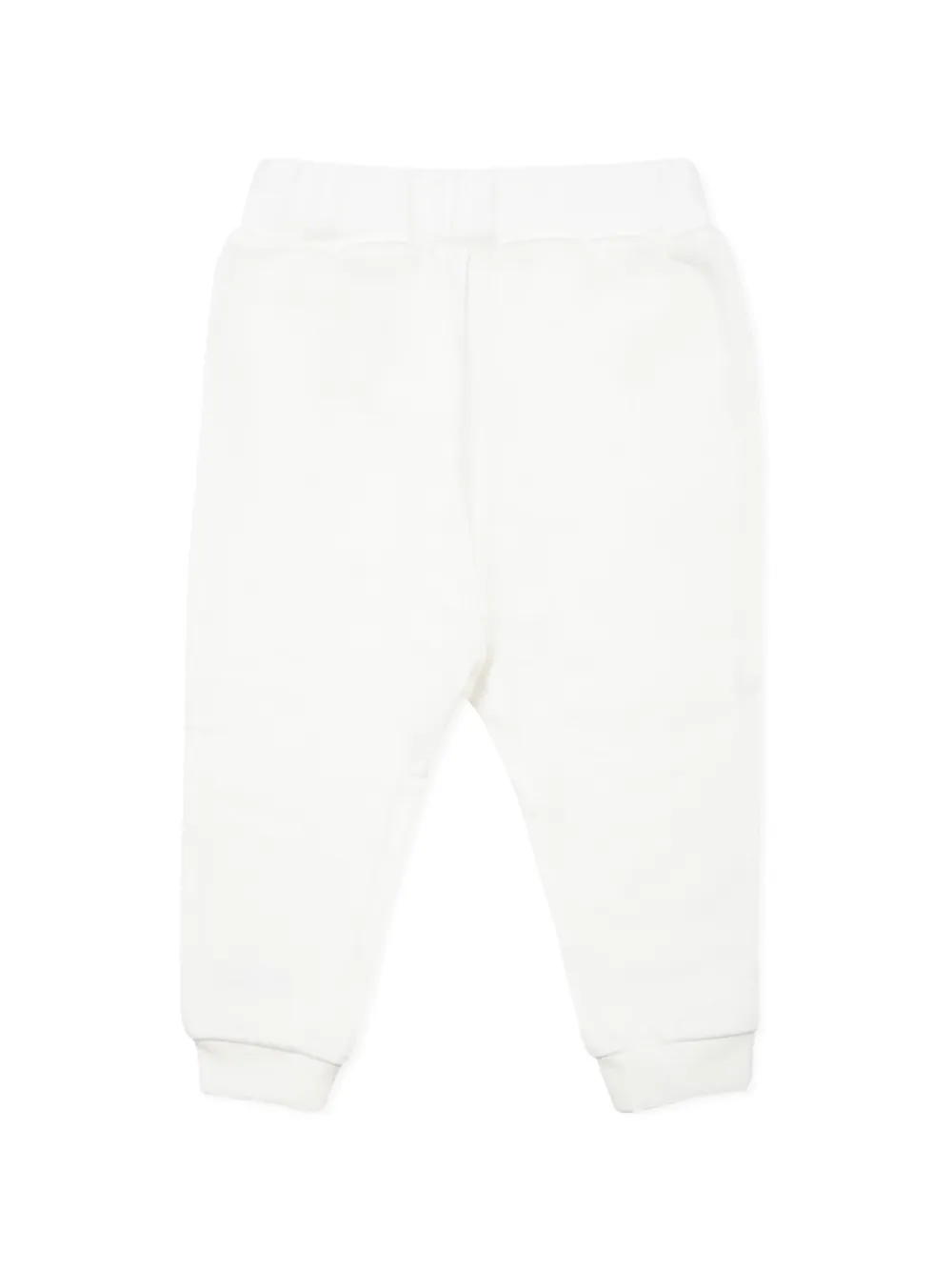 Fendi Kids Trainingsbroek met geborduurd logo Wit