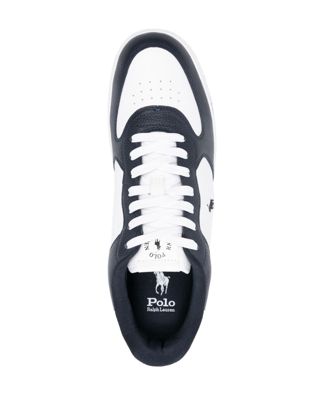 Shop Polo Ralph Lauren Masters Court Sneakers In White